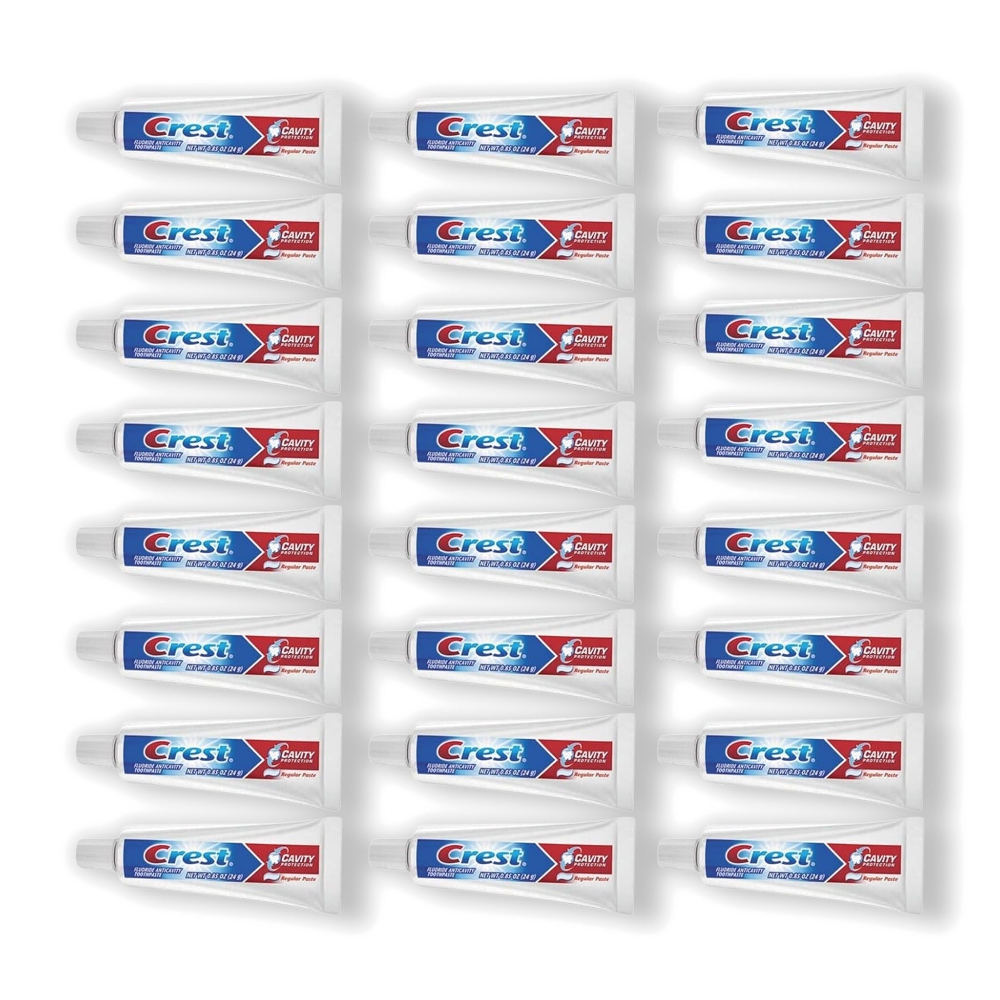 Crest Cavity Protection Regular Toothpaste Travel Size 24 g, Pack of 24